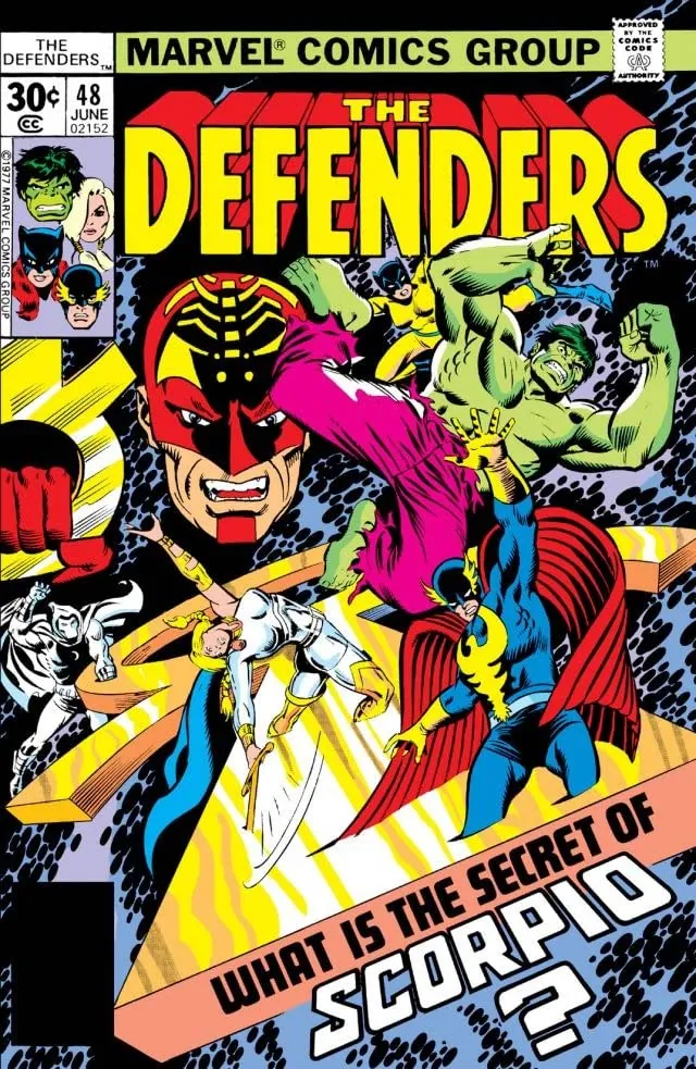 Cover of The Defenders #48