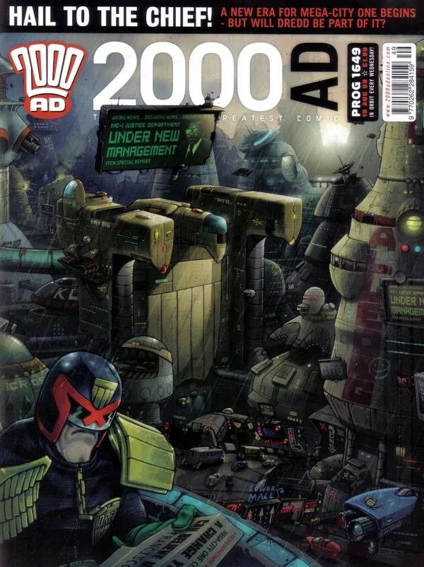 Cover of 2000 AD #1649