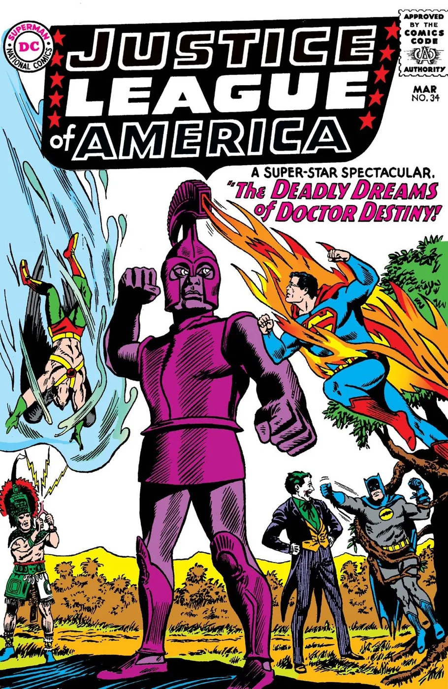 Cover of Justice League of America #34