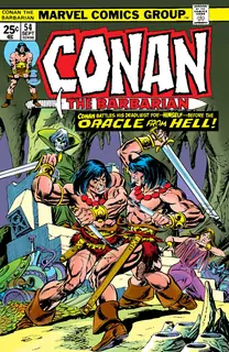 Cover of Conan the Barbarian #54