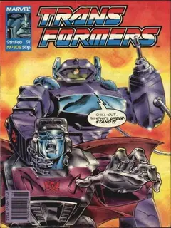 Cover of The Transformers #308