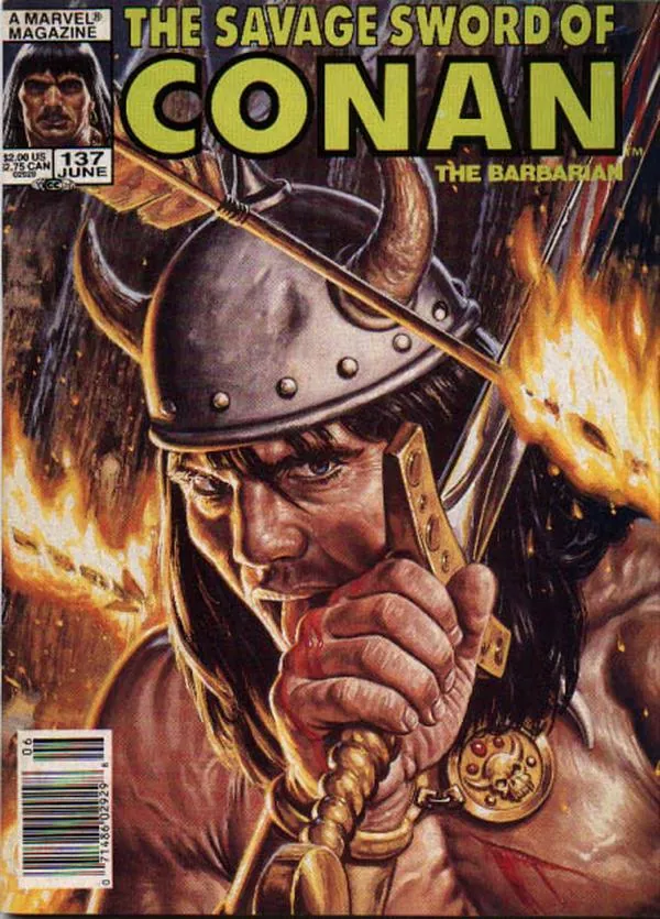 Cover of The Savage Sword of Conan #137