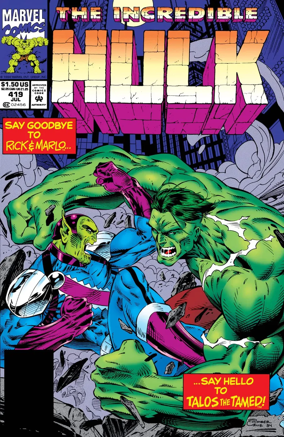 Cover of The Incredible Hulk #419