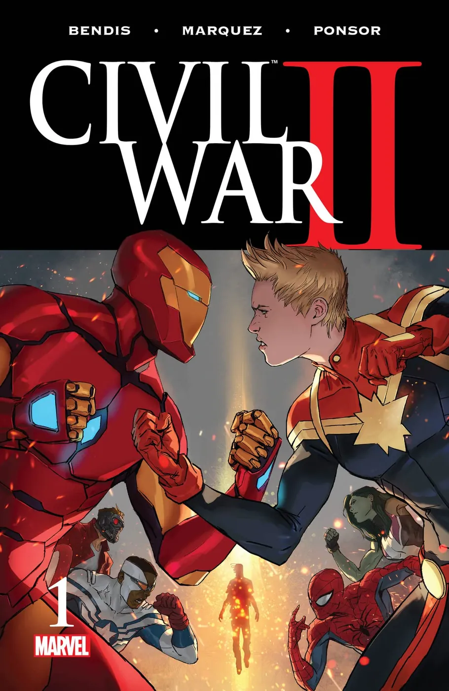 Cover of Civil War II #1