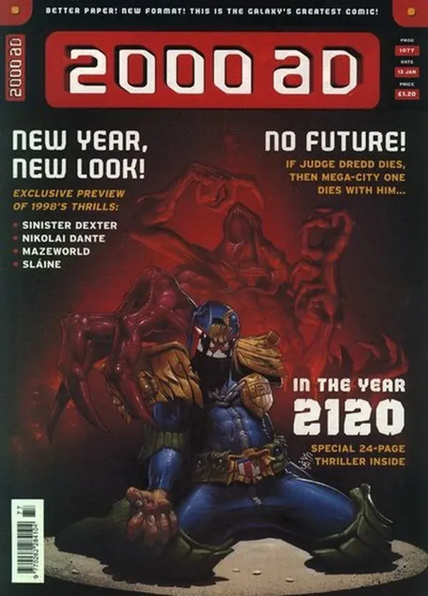 Cover of 2000 AD #1077