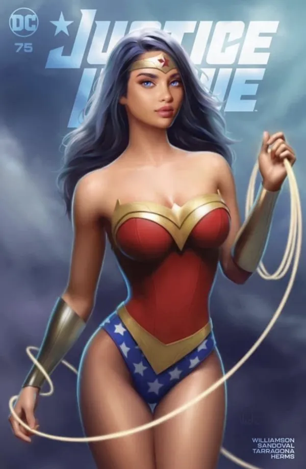 Cover of Justice League #75