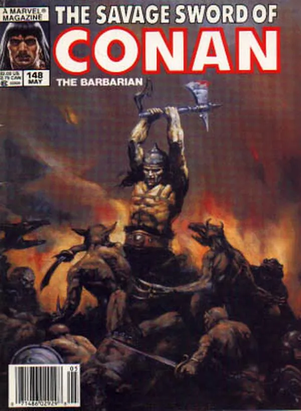 Cover of The Savage Sword of Conan #148