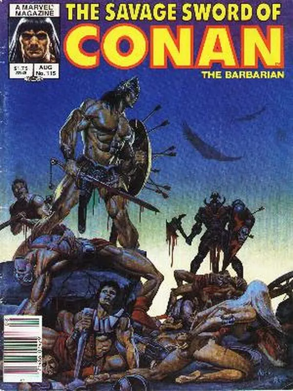 Cover of The Savage Sword of Conan #115