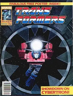 Cover of The Transformers #322