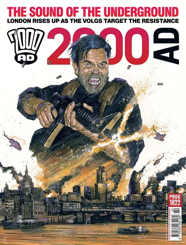 Cover of 2000 AD #1822