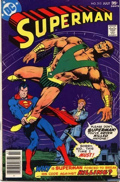 Cover of Superman #313