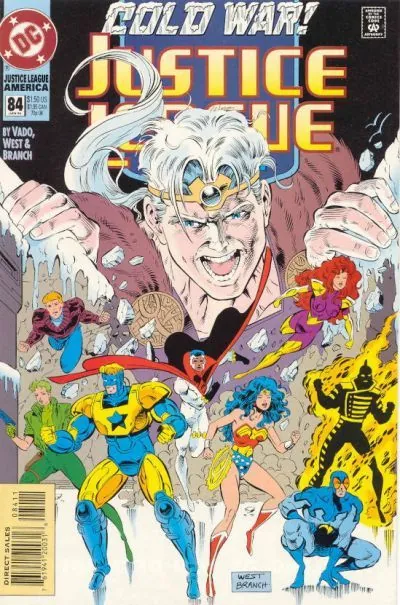 Cover of Justice League America #84