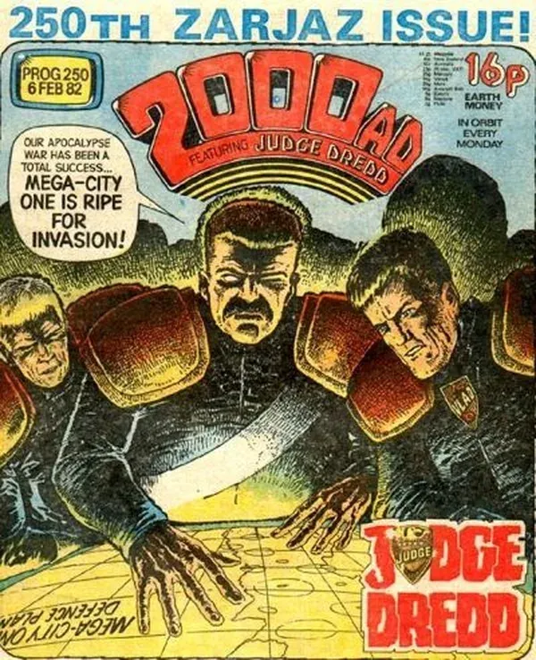 Cover of 2000 AD #250