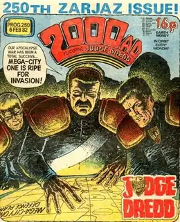 Cover of 2000 AD #250
