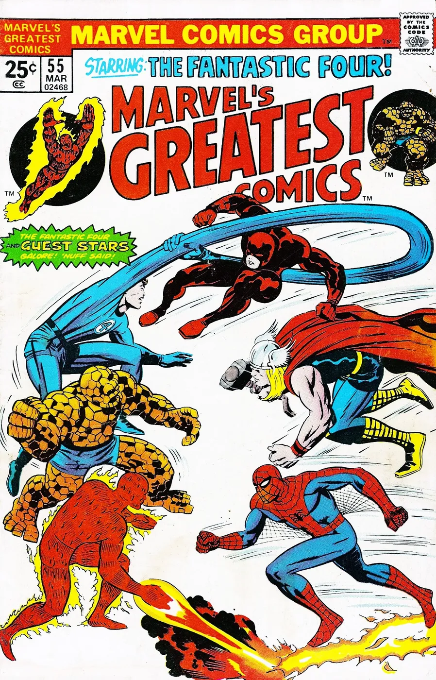Cover of Marvel's Greatest Comics #55