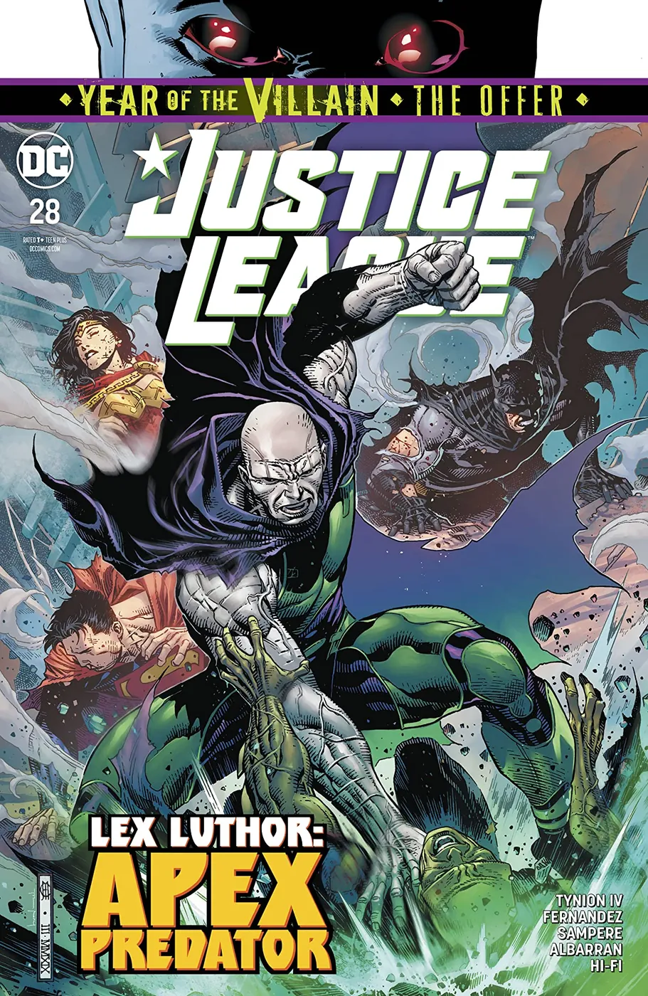 Cover of Justice League #28