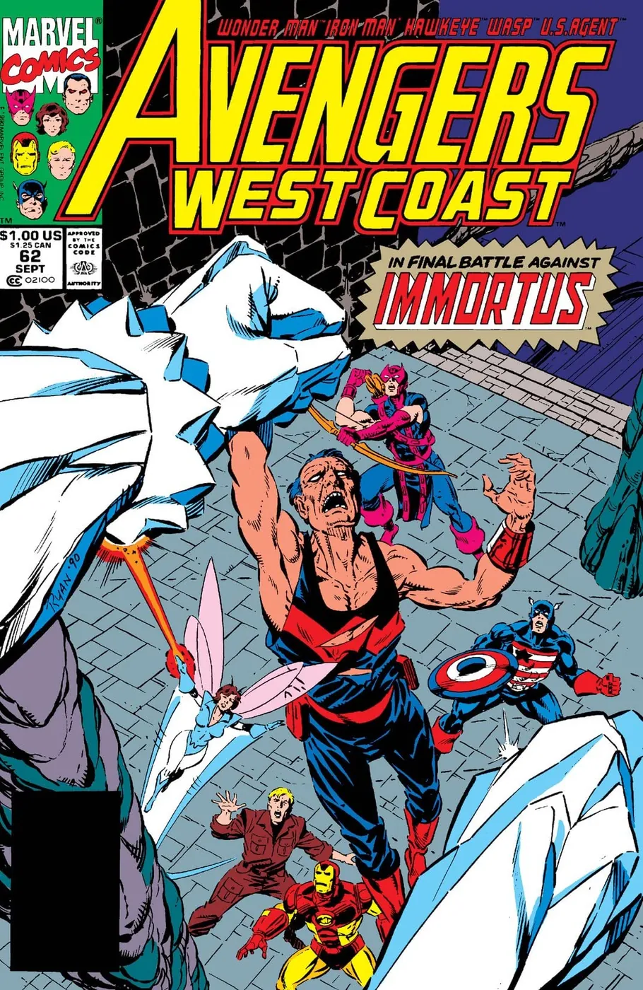 Cover of Avengers West Coast #62