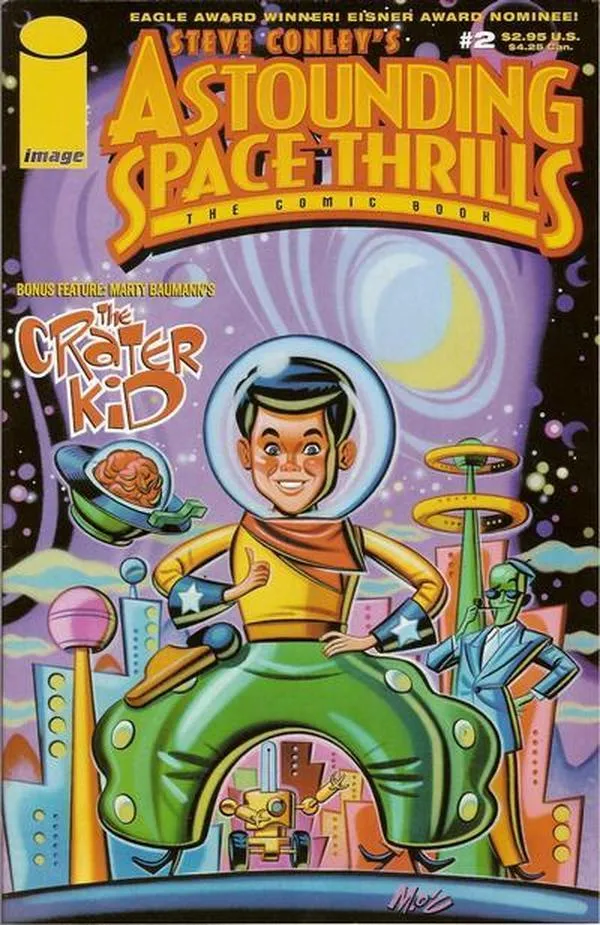 Cover of Astounding Space Thrills: The Comic Book #2