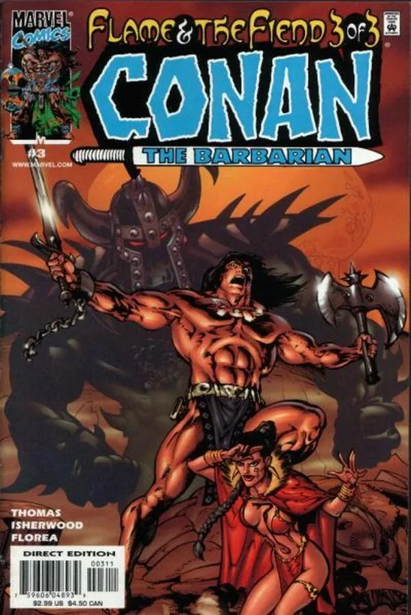 Cover of Conan: Flame and the Fiend #3