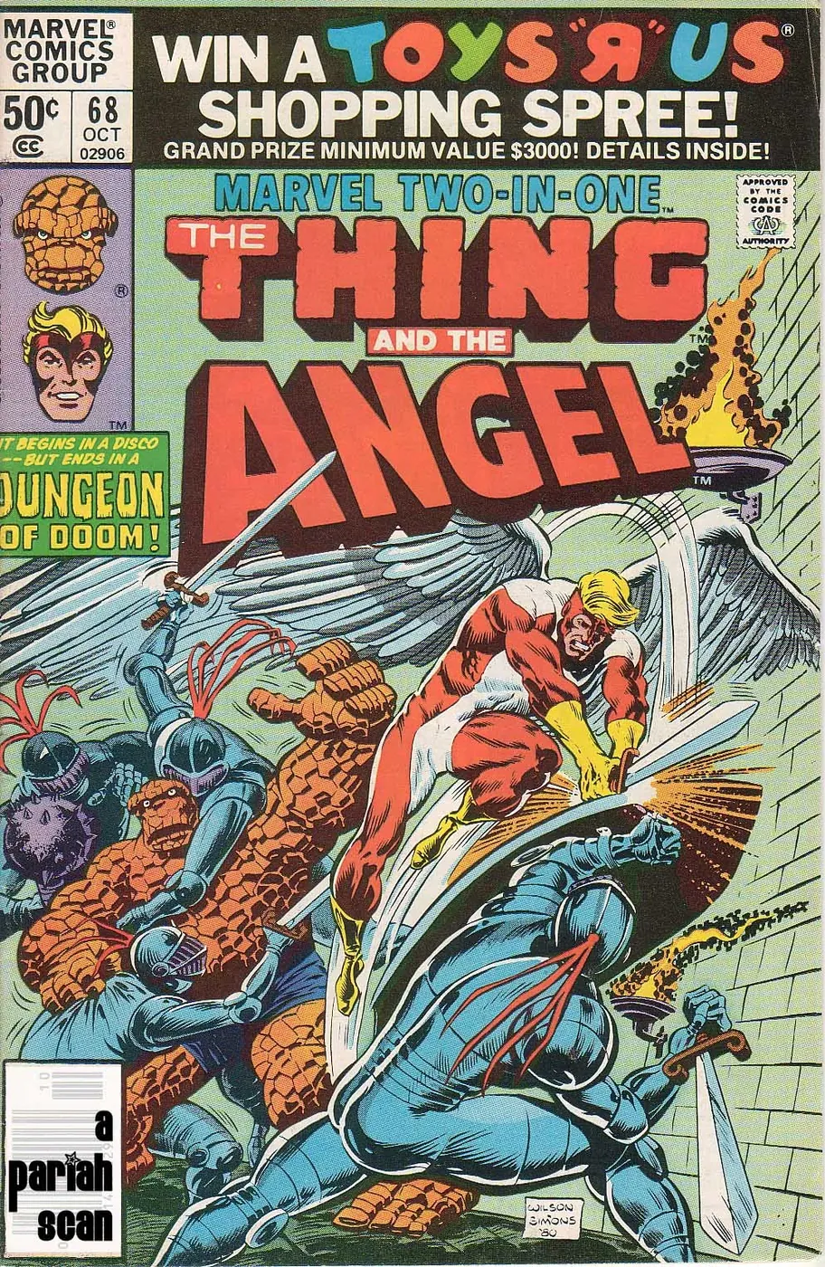 Cover of Marvel Two-in-One #68