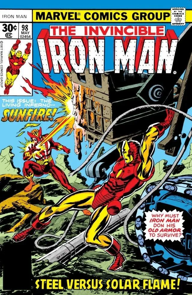 Cover of Iron Man #98