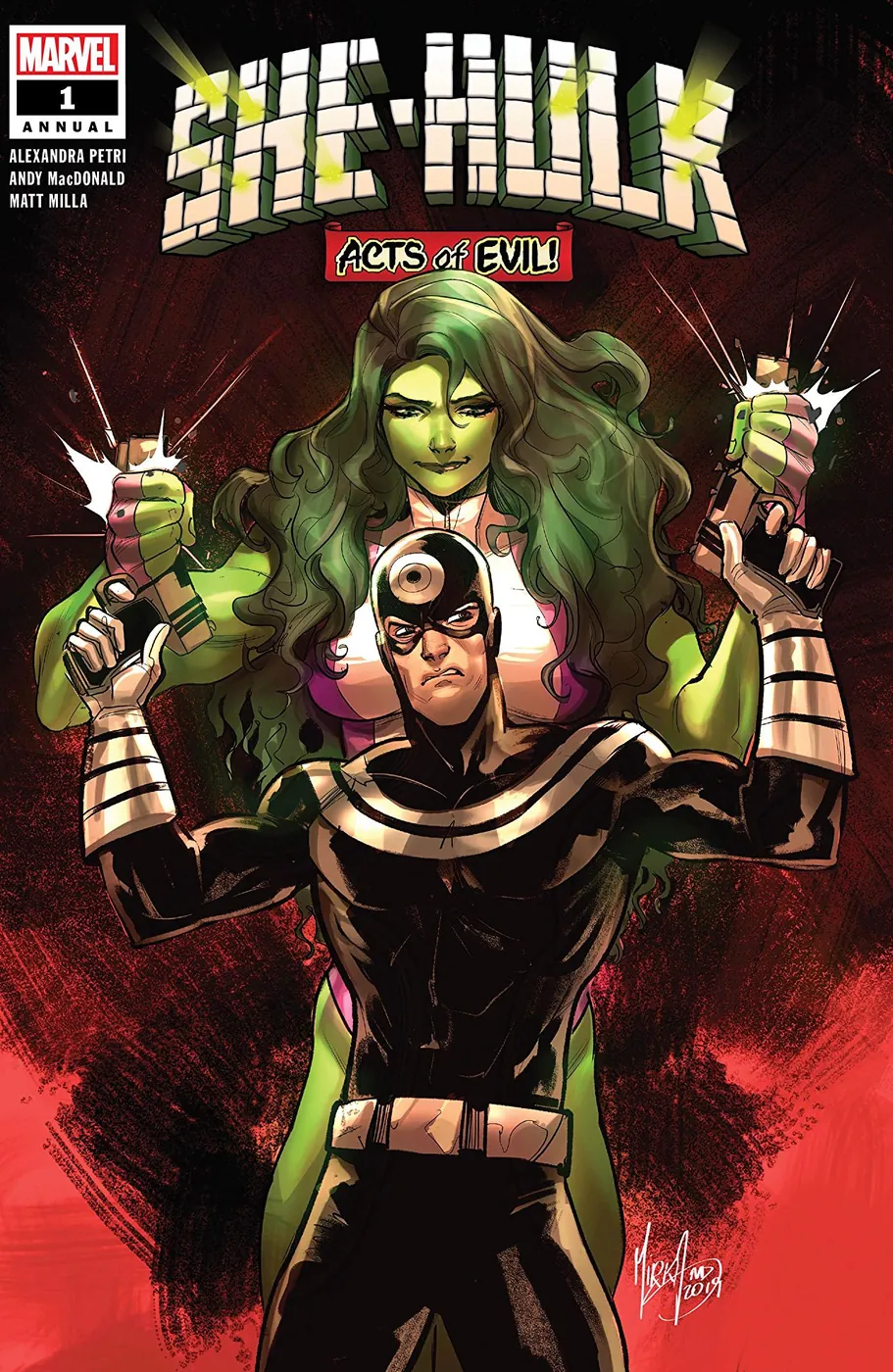 Cover of She-Hulk Annual #1