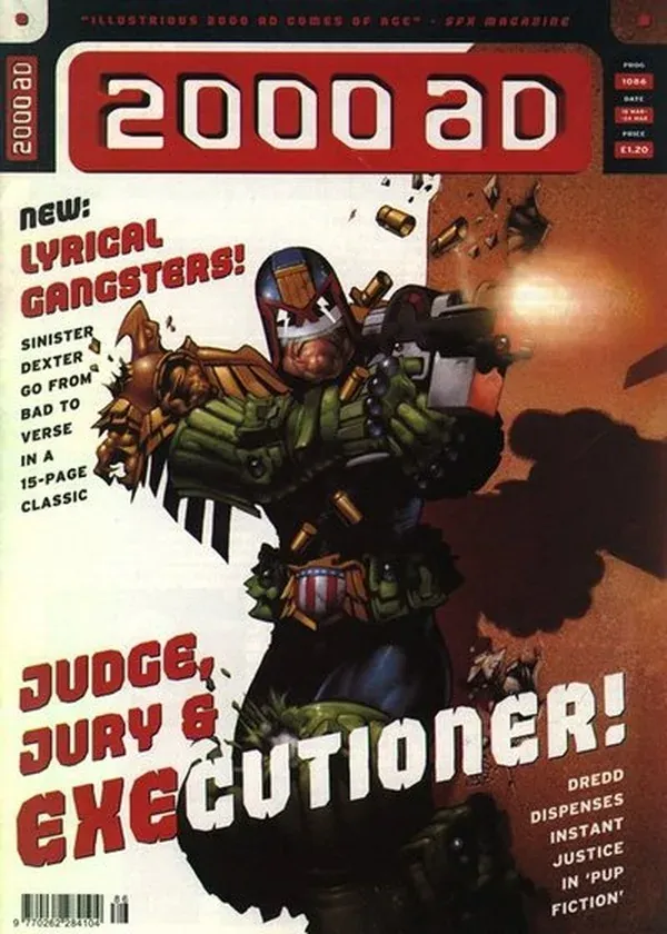 Cover of 2000 AD #1086