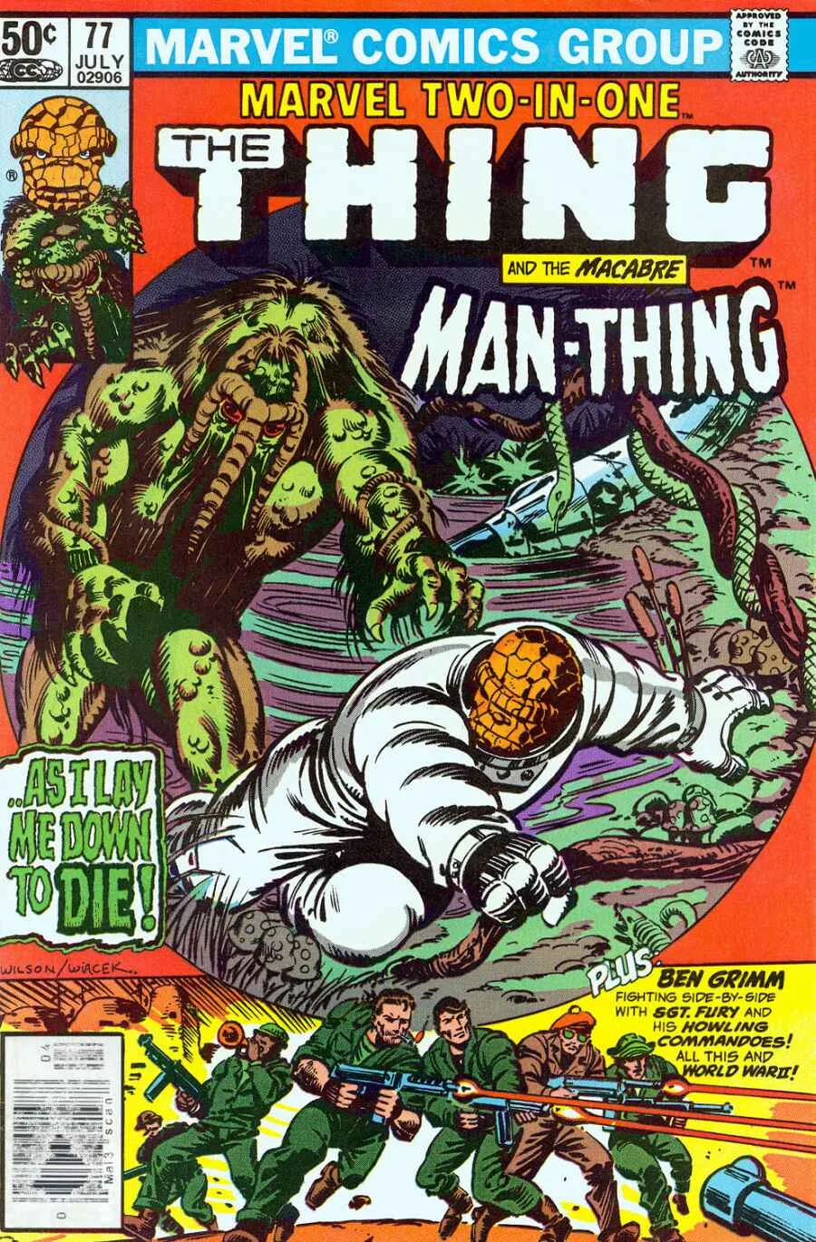 Cover of Marvel Two-in-One #77