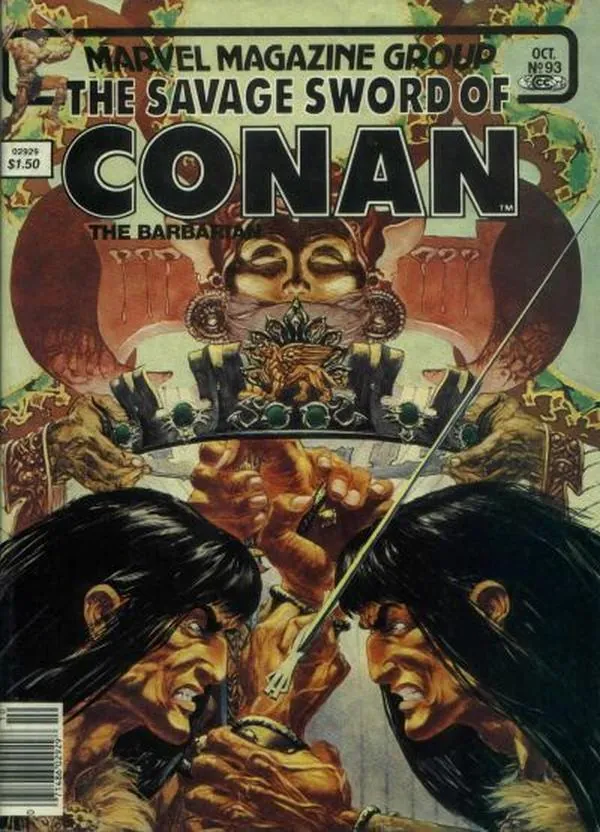 Cover of The Savage Sword of Conan #93