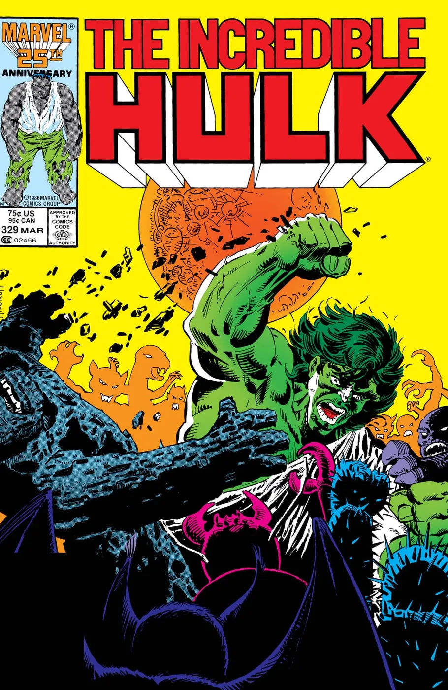 Cover of The Incredible Hulk #329