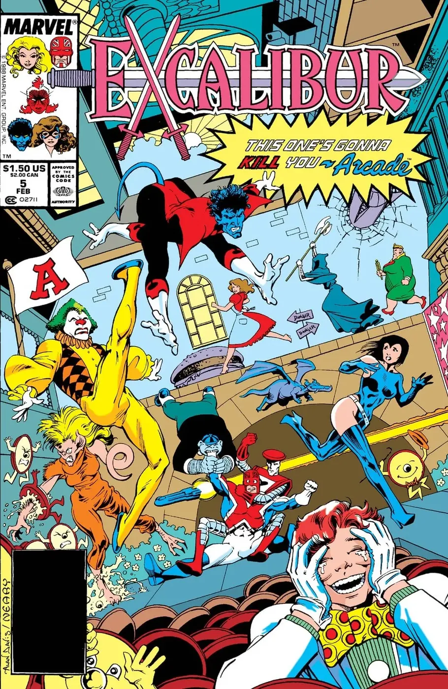 Cover of Excalibur #5