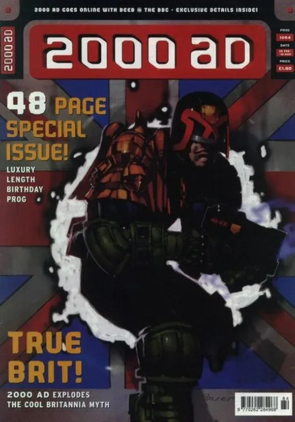 Cover of 2000 AD #1084