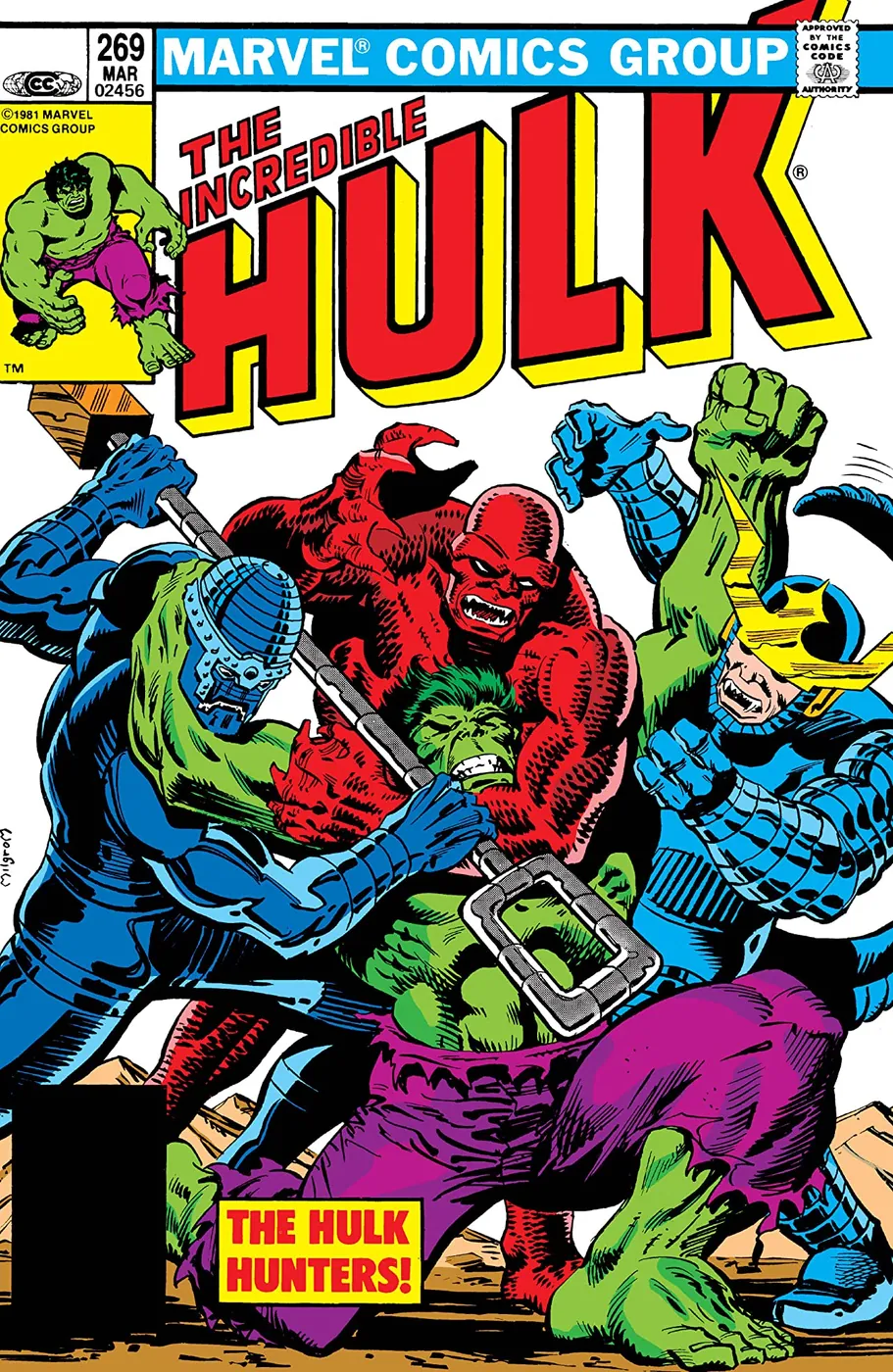 Cover of The Incredible Hulk #269