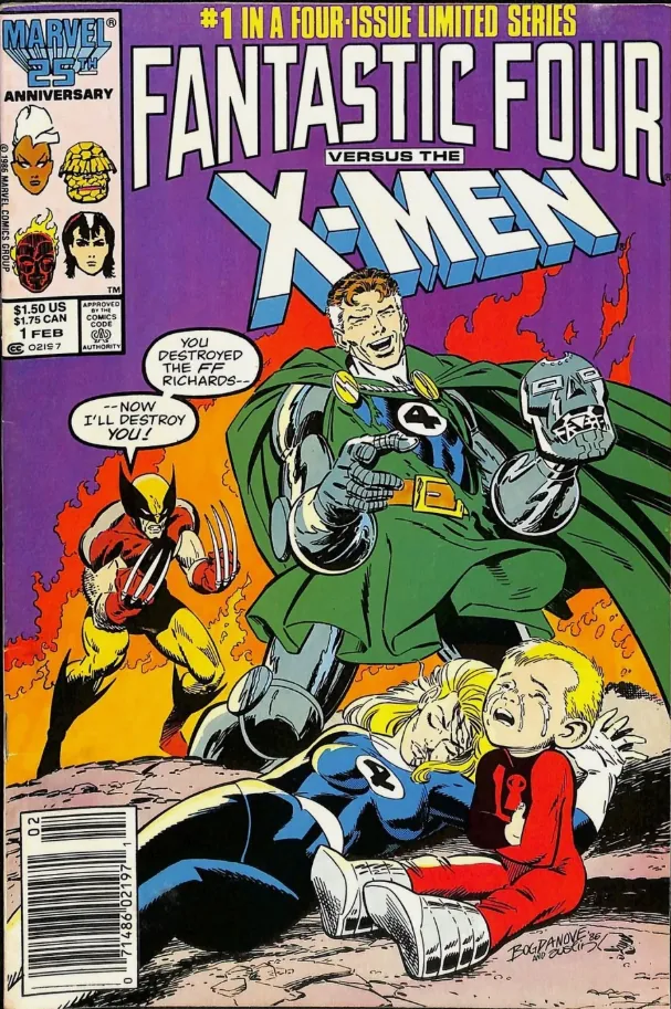 Cover of Fantastic Four vs. X-Men #1