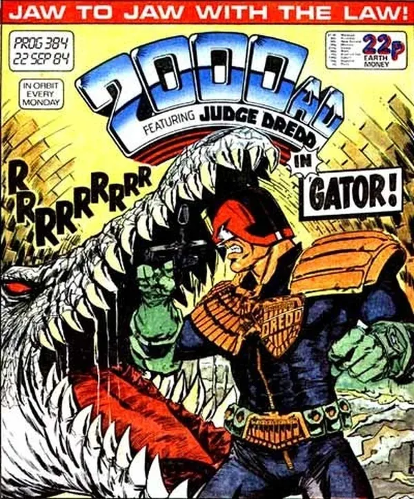 Cover of 2000 AD #384