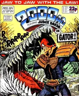 Cover of 2000 AD #384