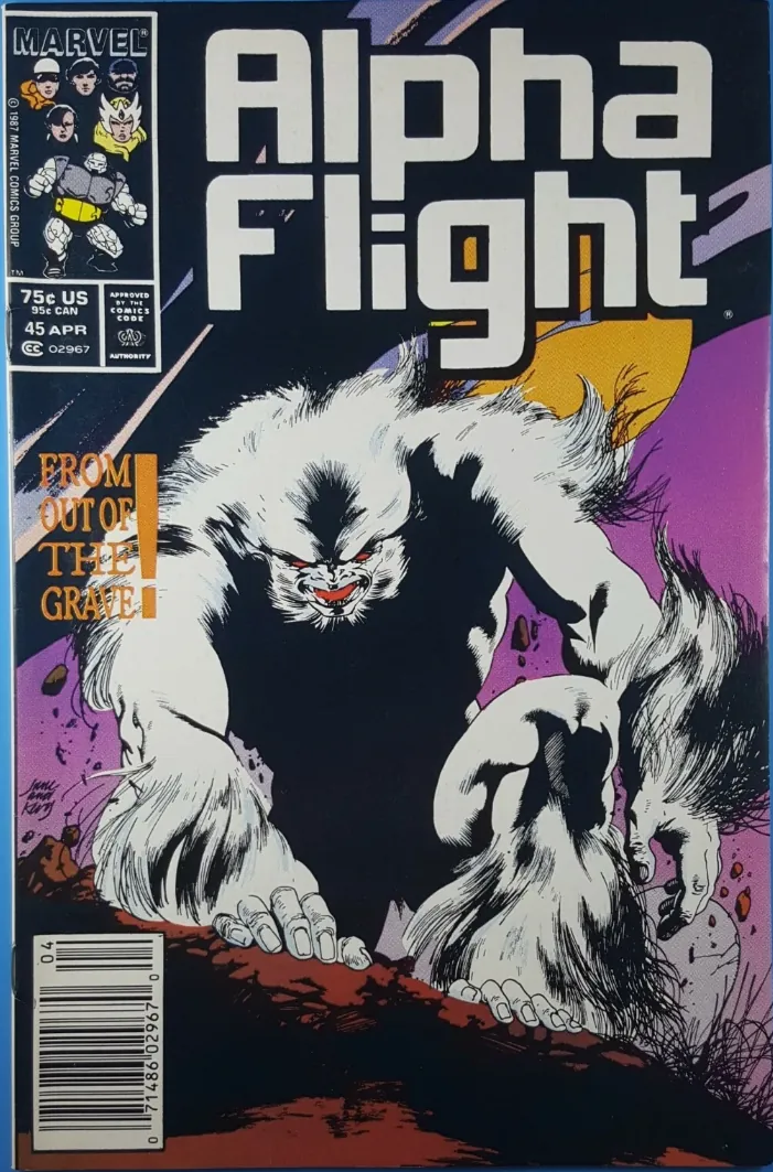 Cover of Alpha Flight #45