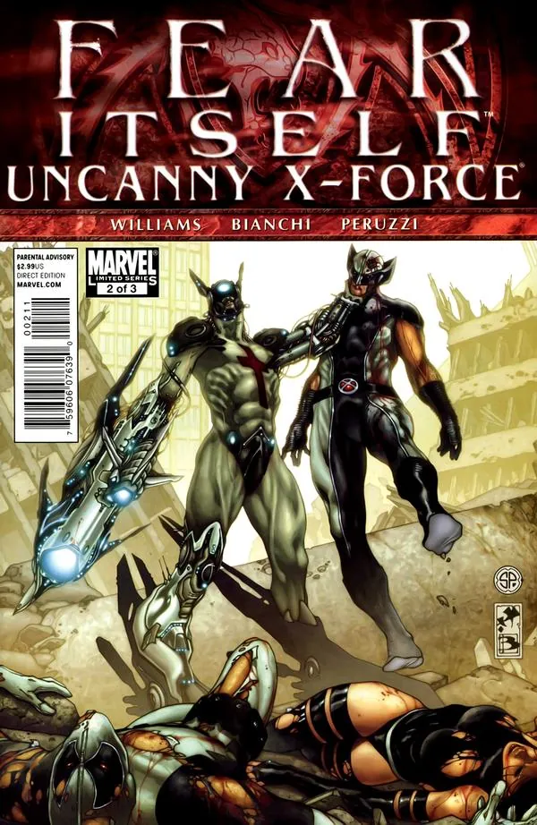Cover of Fear Itself: Uncanny X-Force #2