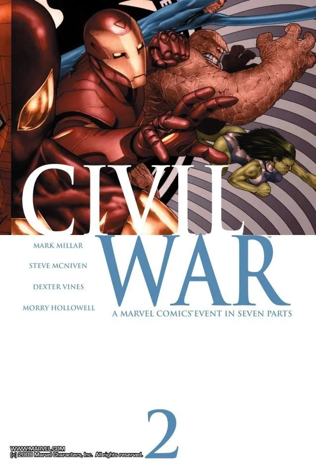 Cover of Civil War #2
