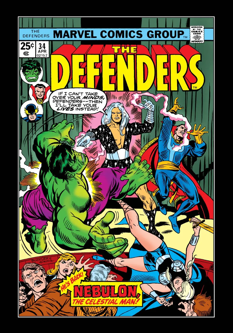 Cover of The Defenders #34