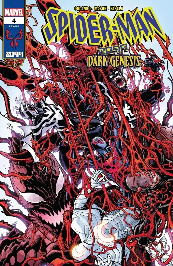 Cover of Spider-Man 2099: Dark Genesis #4 (96)