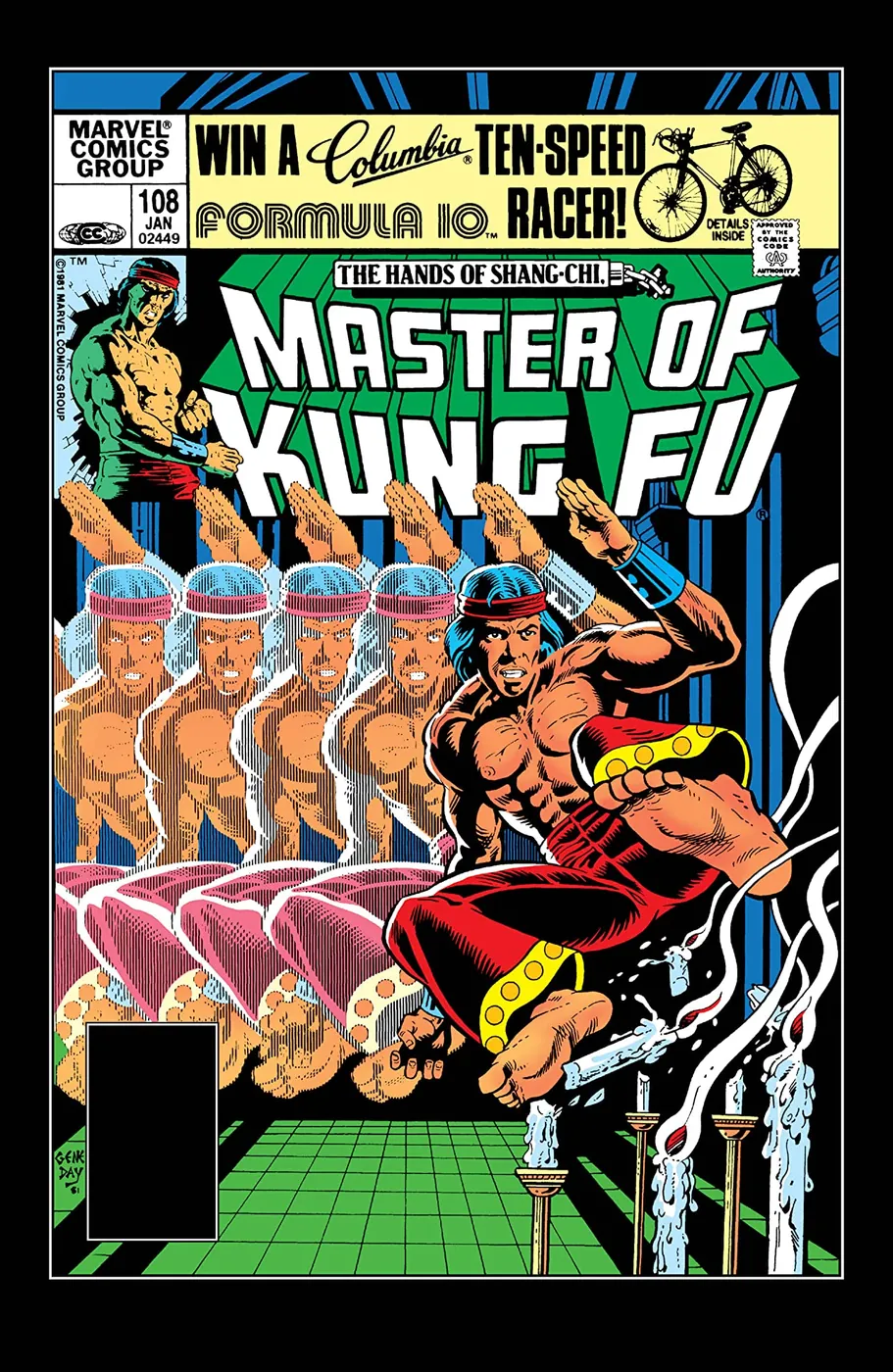 Cover of Master of Kung Fu #108