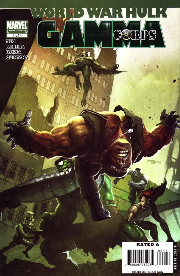 Cover of World War Hulk: Gamma Corps #4