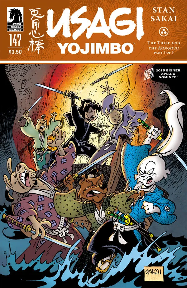 Cover of Usagi Yojimbo #147