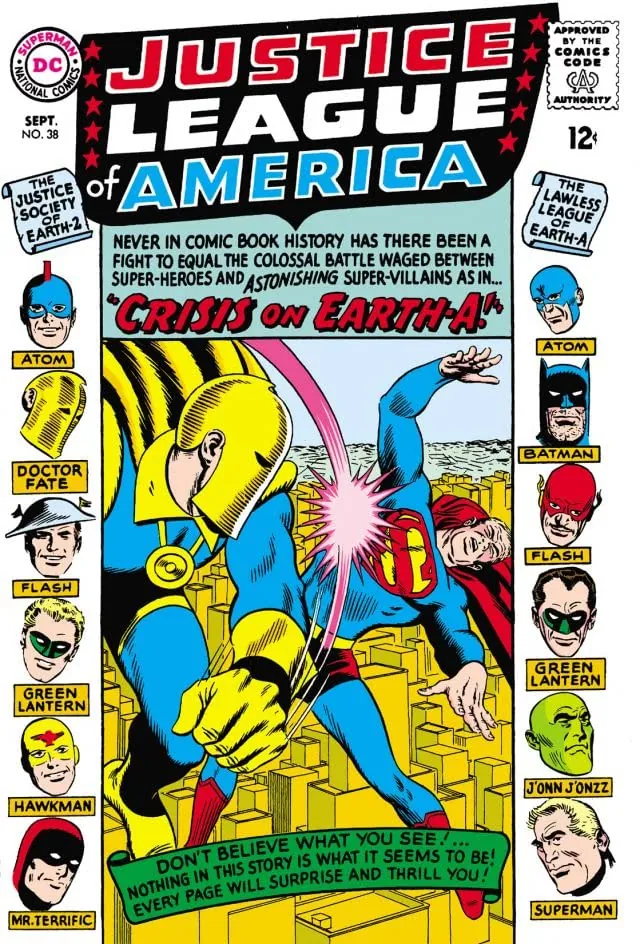 Cover of Justice League of America #38
