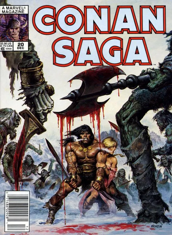 Cover of Conan Saga #20