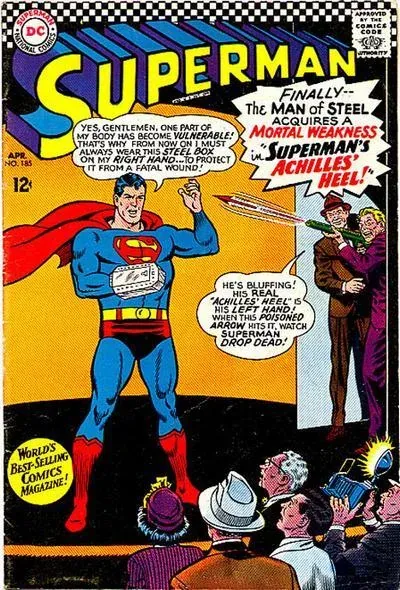 Cover of Superman #185