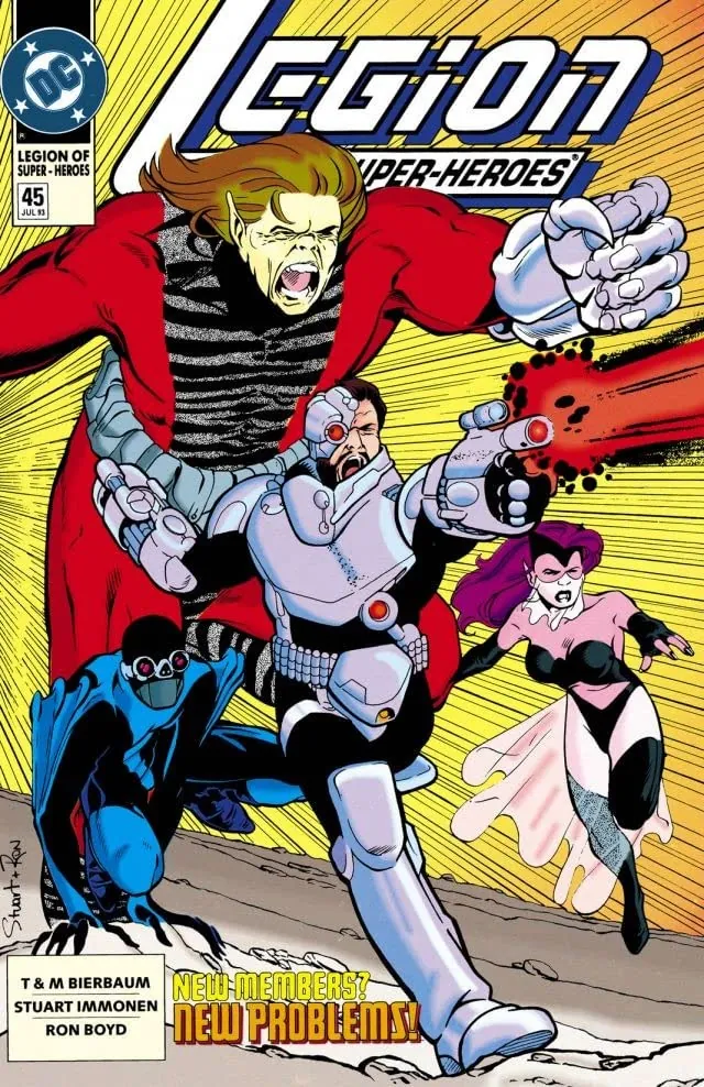 Cover of Legion of Super-Heroes #45