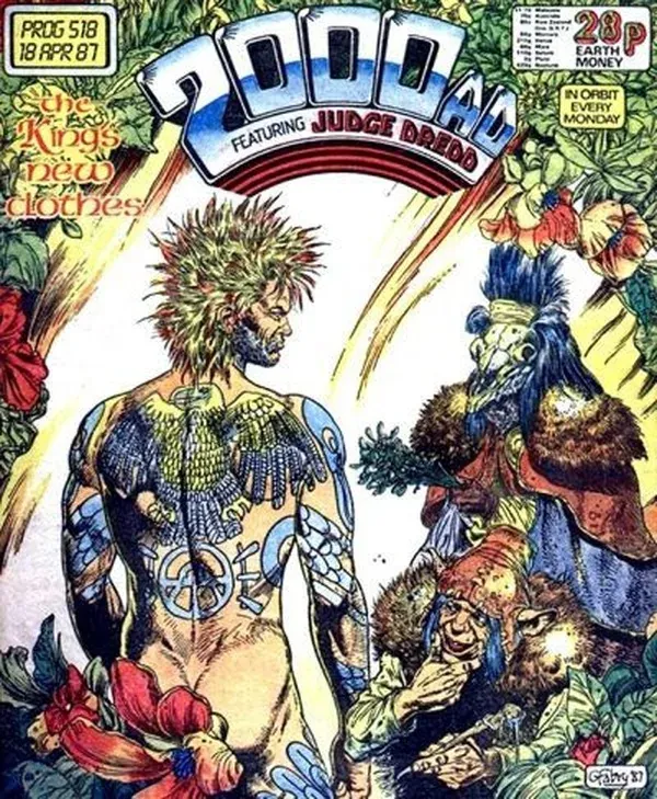 Cover of 2000 AD #518