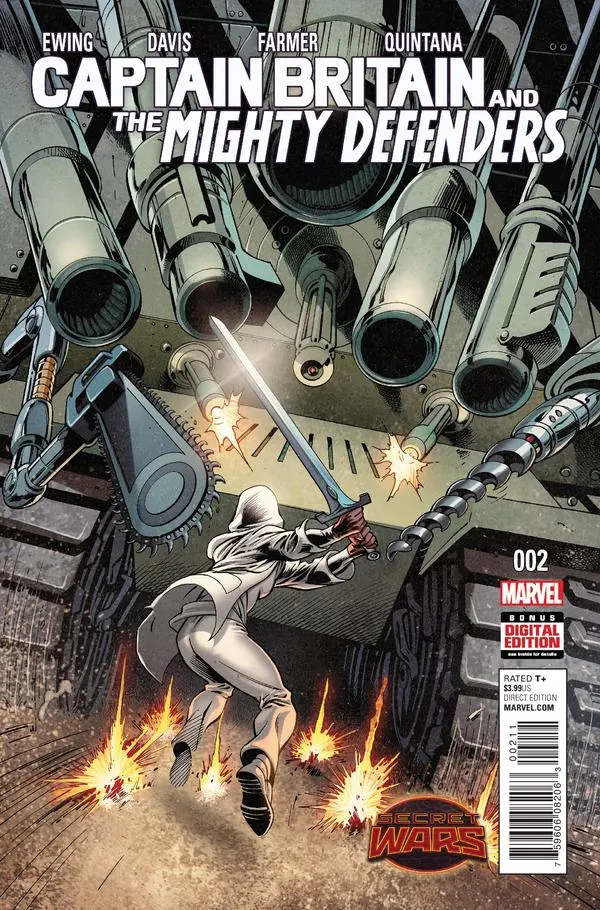 Cover of Captain Britain and the Mighty Defenders #2